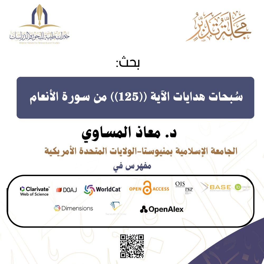 The Illuminations of Guidance in Surah Al-An’am :An Exegesis of Verse 125